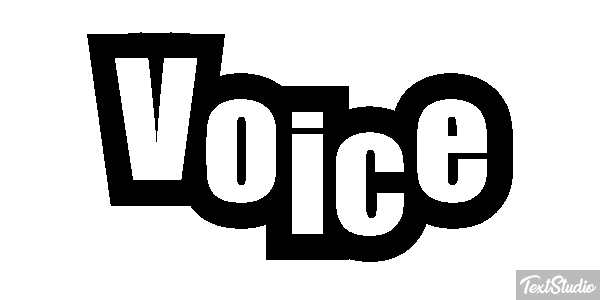 Voice Tekst effect