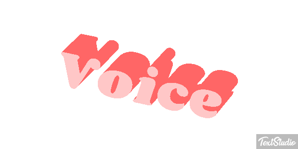 Voice Tekst effect