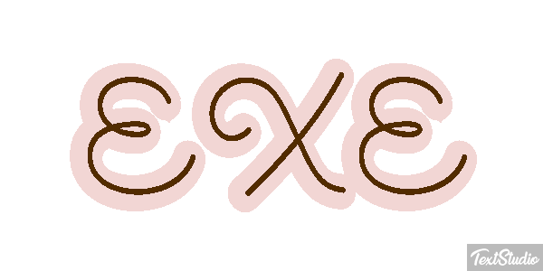 EXE Text effect