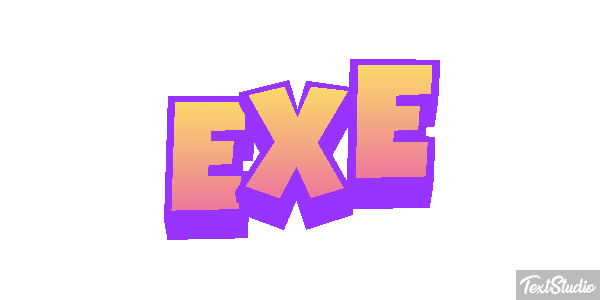EXE Text effect