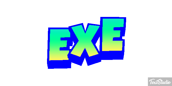 EXE Text effect
