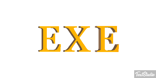 EXE Text effect