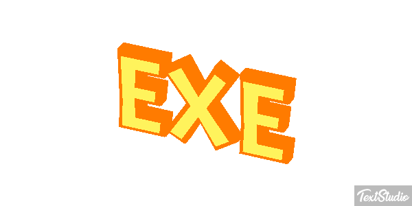 EXE Text effect