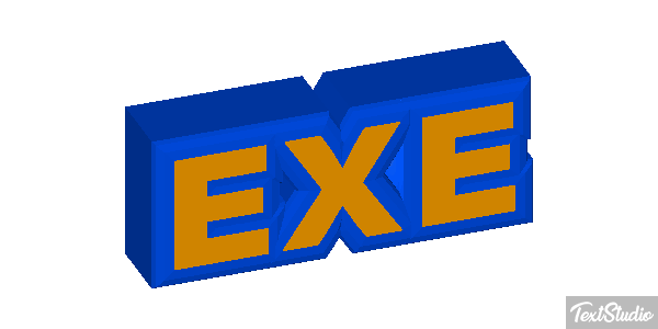 EXE Text effect