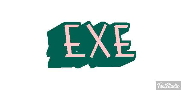 EXE Text effect