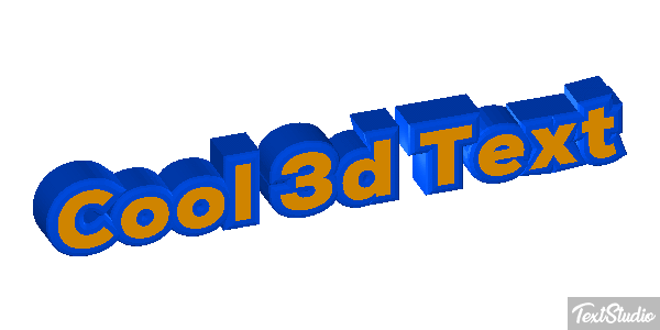 Cool 3D Text Text effect