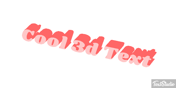 Cool 3D Text Text effect