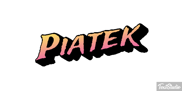Piątek Efekt tekstowy