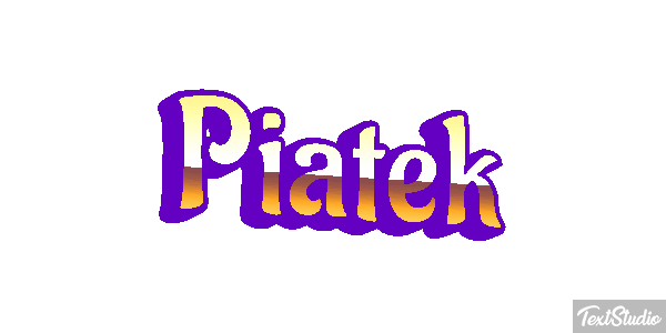 Piątek Efekt tekstowy