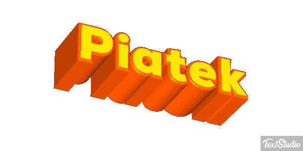 Piątek Efekt tekstowy