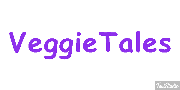 VeggieTales Effetto testo