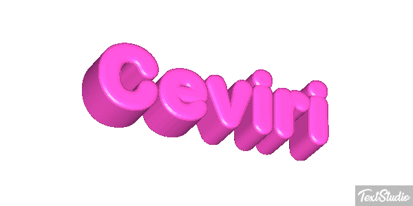Çeviri Текстовый эффект