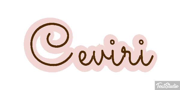 Çeviri Текстовый эффект