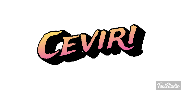 Çeviri Текстовый эффект