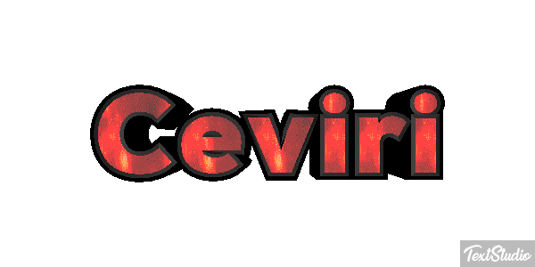 Çeviri Текстовый эффект
