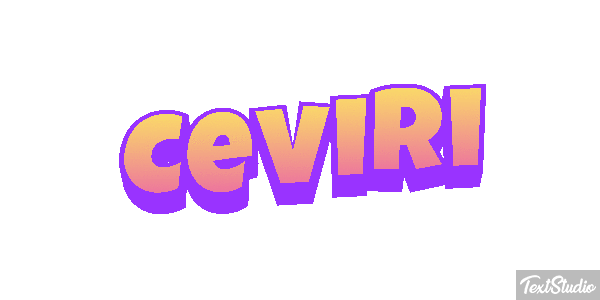 Çeviri Текстовый эффект
