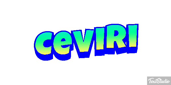 Çeviri Текстовый эффект
