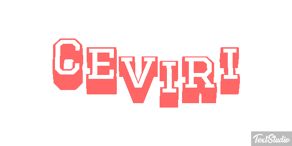 Çeviri Текстовый эффект