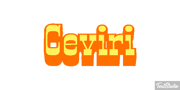 Çeviri Текстовый эффект