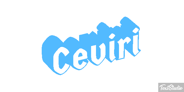 Çeviri Текстовый эффект