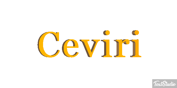 Çeviri Текстовый эффект