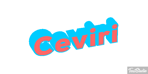 Çeviri Текстовый эффект