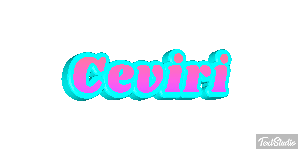 Çeviri Текстовый эффект