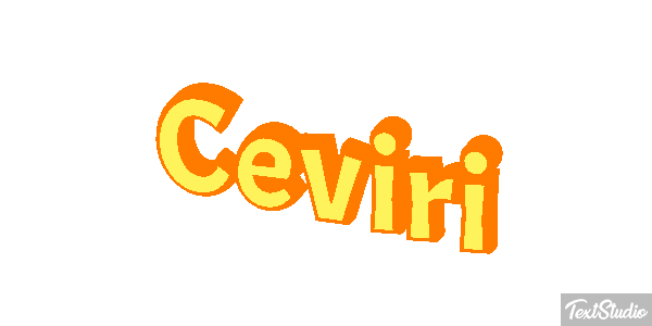 Çeviri Текстовый эффект
