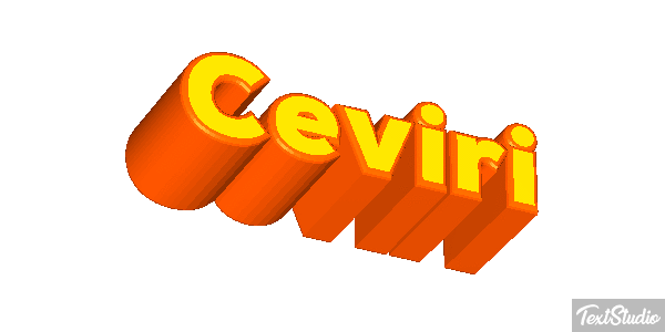 Çeviri Текстовый эффект