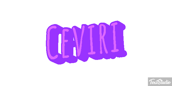 Çeviri Текстовый эффект
