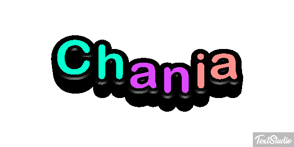 Chania Efekt tekstowy