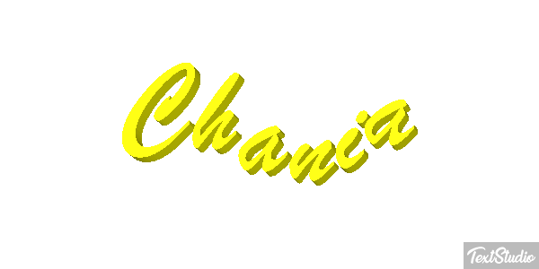Chania Efekt tekstowy