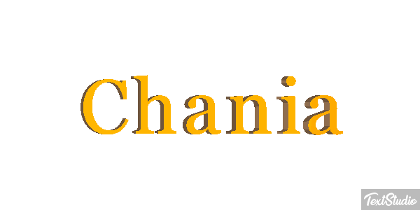 Chania Efekt tekstowy