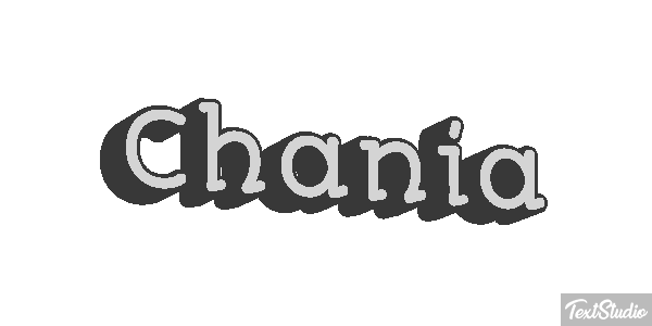 Chania Efekt tekstowy