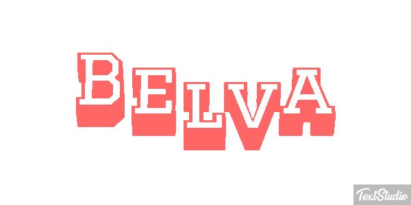 Belva Text effect