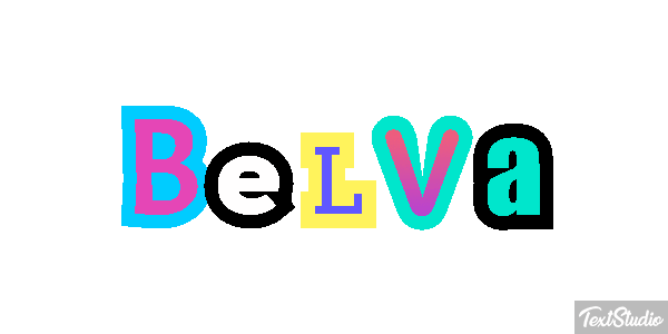 Belva Text effect
