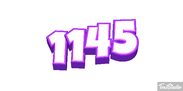 1145 Tekst effect