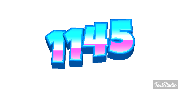1145 Tekst effect
