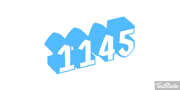 1145 Tekst effect