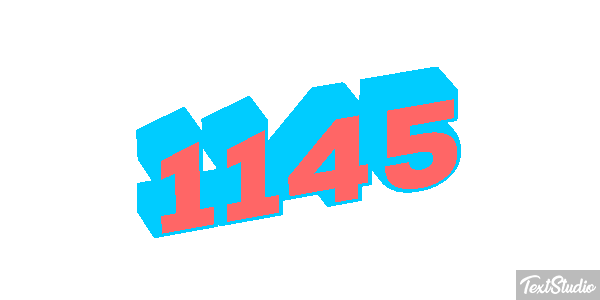 1145 Tekst effect