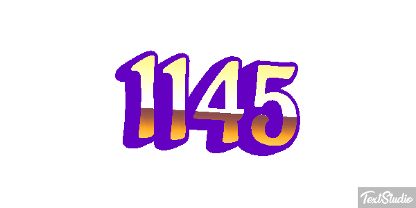 1145 Tekst effect