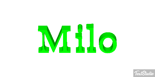 Milo Efecto de texto