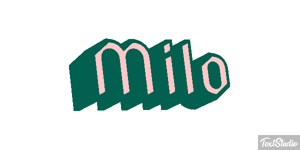 Milo Efecto de texto