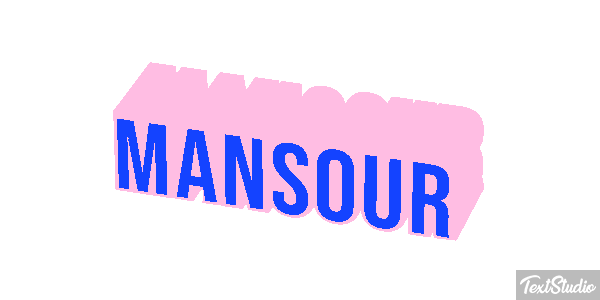 Mansour テキスト効果