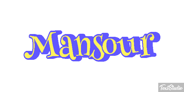 Mansour テキスト効果