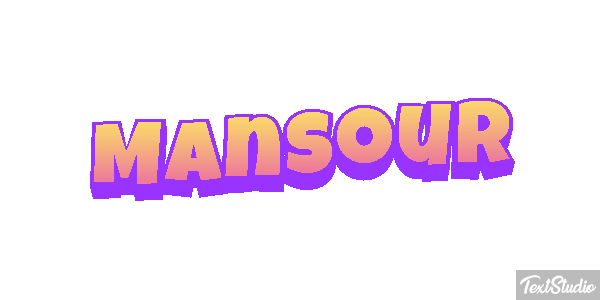 Mansour テキスト効果