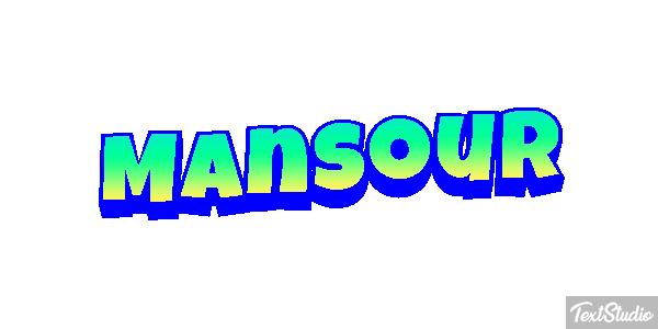 Mansour テキスト効果