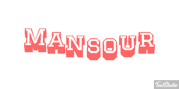 Mansour テキスト効果