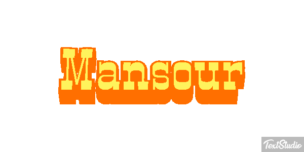 Mansour テキスト効果