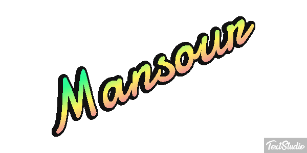 Mansour テキスト効果